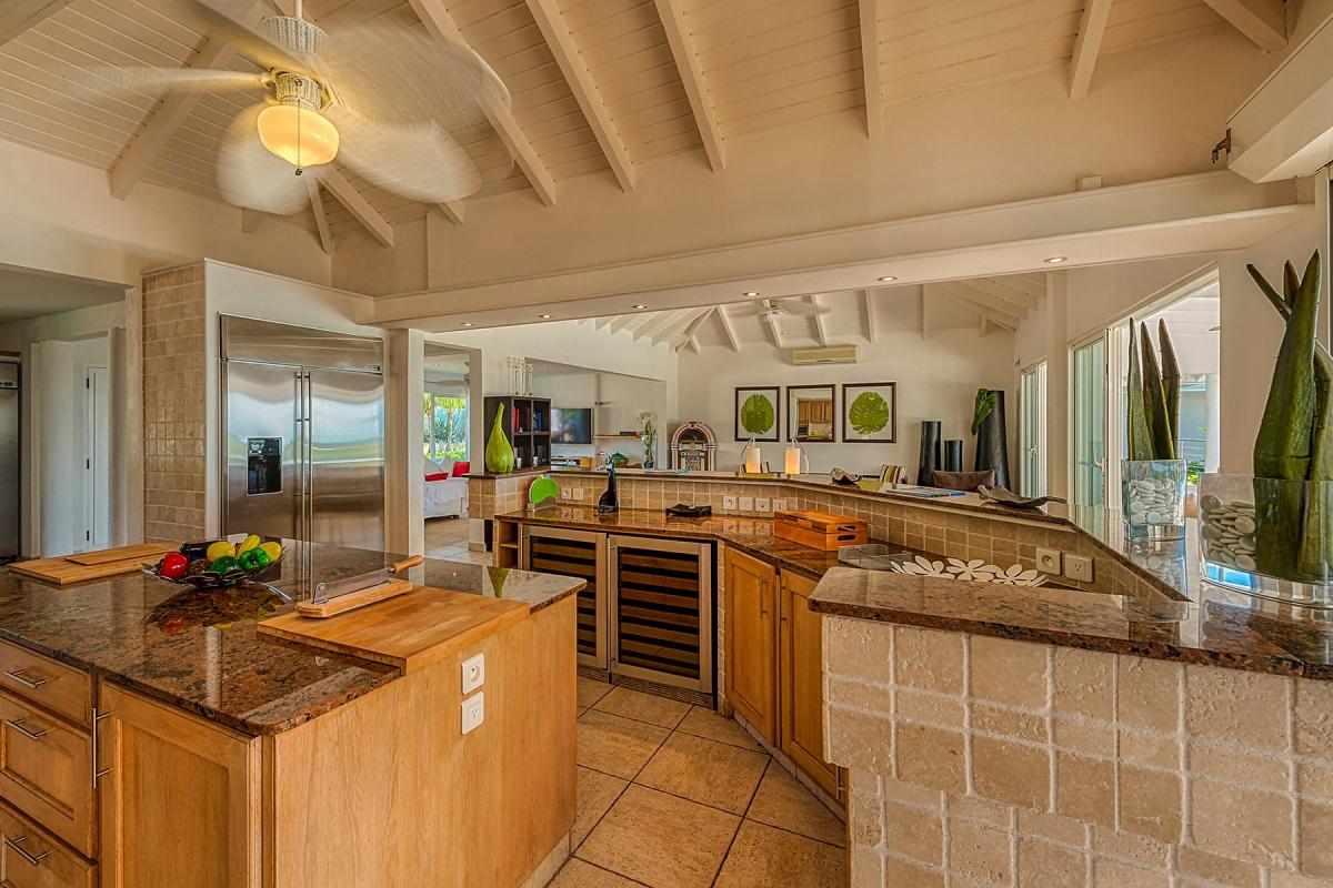 Villa Rental St Martin - Kitchen